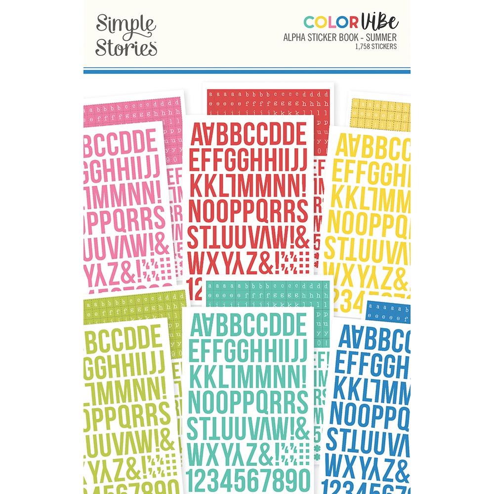 Color Vibe - Alpha Sticker Book Summer